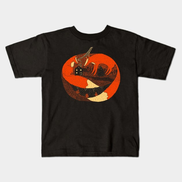 Pumpkin stories. Chapter 1 Kids T-Shirt by tkachmarin